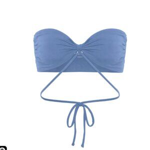 NWT JADE SWIM Liana Bandeau Bikini Top in Peri Color Matt Size XS